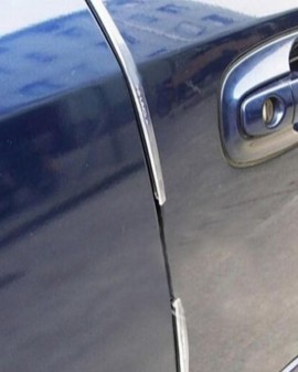 Bộ 8 miếng cao su gắn cửa ô tô chống va đập bảo vệ cửa xe (trắng)