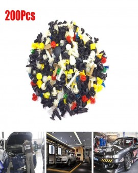 Bộ 200 Cái Đinh Tán Nhựa Đa Năng Cho Xe Hơi ô tô