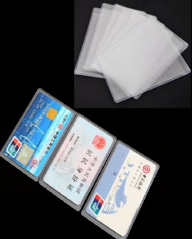 Combo 5 Bao chống xước, bong tróc cho bằng lái dạng PET, thẻ căn cước, thẻ ATM và các loại thẻ kích thước tương đương (9 x 6cm)