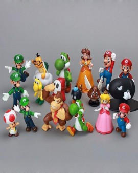Bộ đồ chơi Mô hình 18 nhân vật Super Mario